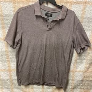 Nordstrom Men's Shop Men’s Gray Polo Shirt XL Cotton/Spandex